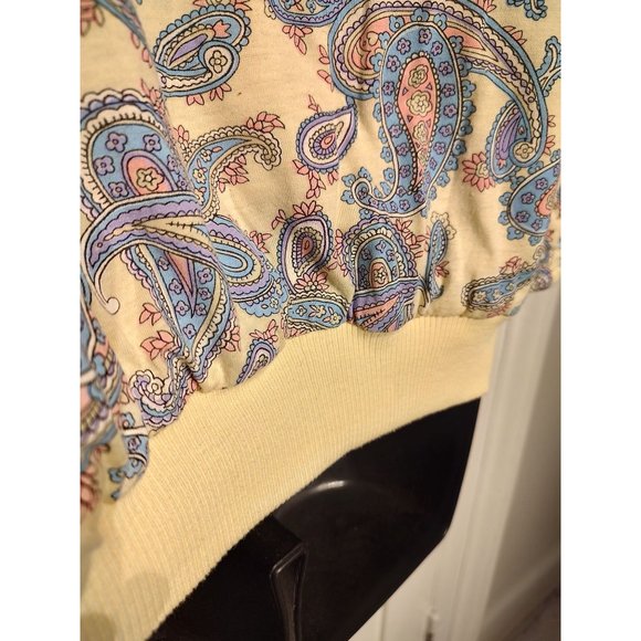 Pre-2000's  Quilted Paisley Reversible Sweater - Picture 5 of 8